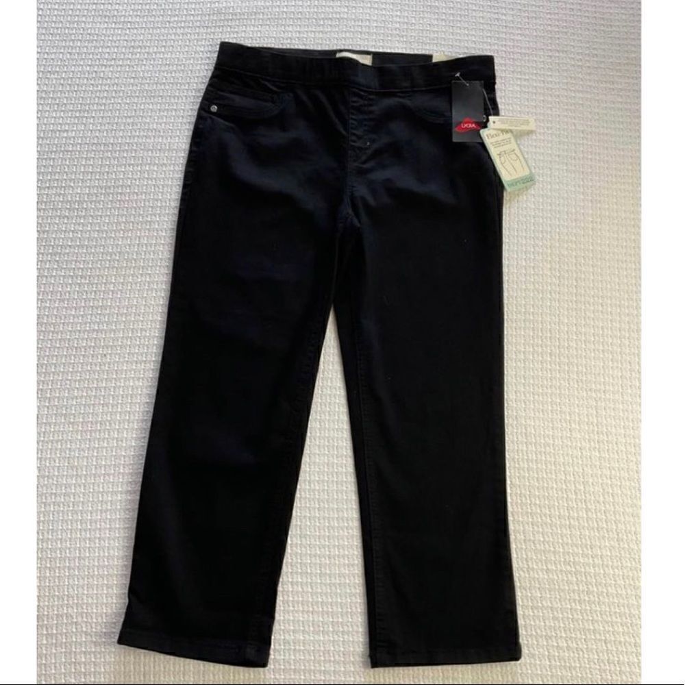 DEPT 222 Size 6 Black Flex Fit Pull On Pants